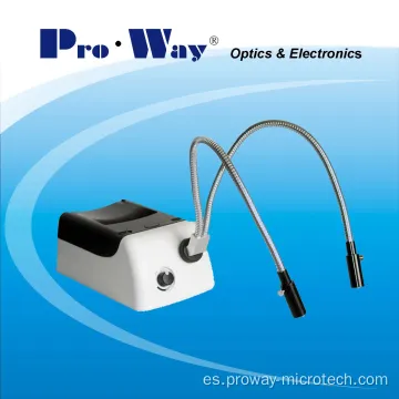 Fuente de luz fría y guía de luz de fibra óptica